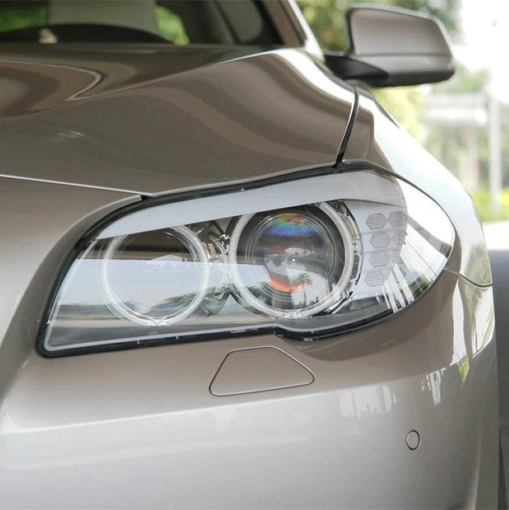 Car Craft Compatible With Bmw 5 Series F10 2010-2017 Car Front Headlights Headlamp Glass Lenses Cover Dust Shell Transparent Plexiglass Lampshade Ddz-f10/f18-l+r Set - CAR CRAFT INDIA