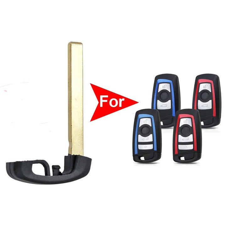 Car Craft Compatible With Bmw 1 2 3 4 5 6 7 X1 X3 X4 X5 X6 X7 Z4 Series Key Cover Case Physical Key Blade Black Bm-ks-32