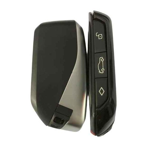 Car Craft Compatible With Bmw 1 2 3 4 5 6 7 X1 X3 X4 X5 X6 X7 Z4 Series Upgrade Key Cover Case To New Style Car Key Cover Shell With Blade 4 Button Bm-ks-63