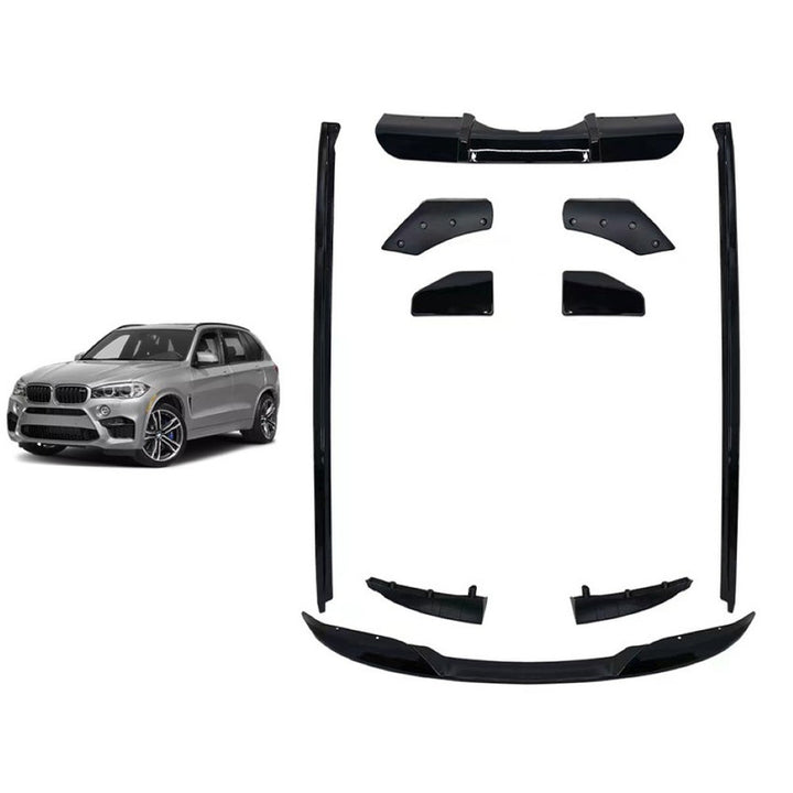 Car Craft Compatible With Bmw X5 F15 2014-2018 M Tech Bumper Bodykit M Performance M Tech Mt Bodykit Body Kit Front Lip Splitter Skirt Side Skirt Rear Afte Rlip Diffuser Trim Gc F15 012