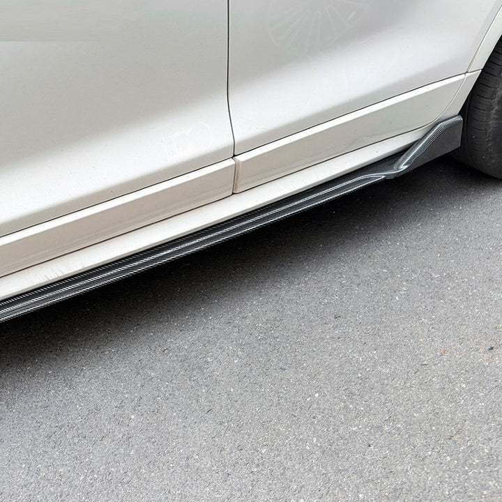 Car Craft Compatible With Bmw X3 F25 X4 F26 M Sport 2011-2017 Side Skirt Splitter Trim Running Board Zst-1489 Cf Carbon Fiber Look