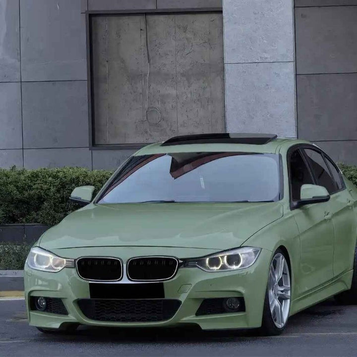 Car Craft Compatible With Bmw 3 Series F30 F80 2012-2018 M3 M4 Front Bumper Show Mesh Grill Dual Line Bar Three Colour Illuminated Led Light Zst-1329 Dual Led Three Colour - CAR CRAFT INDIA