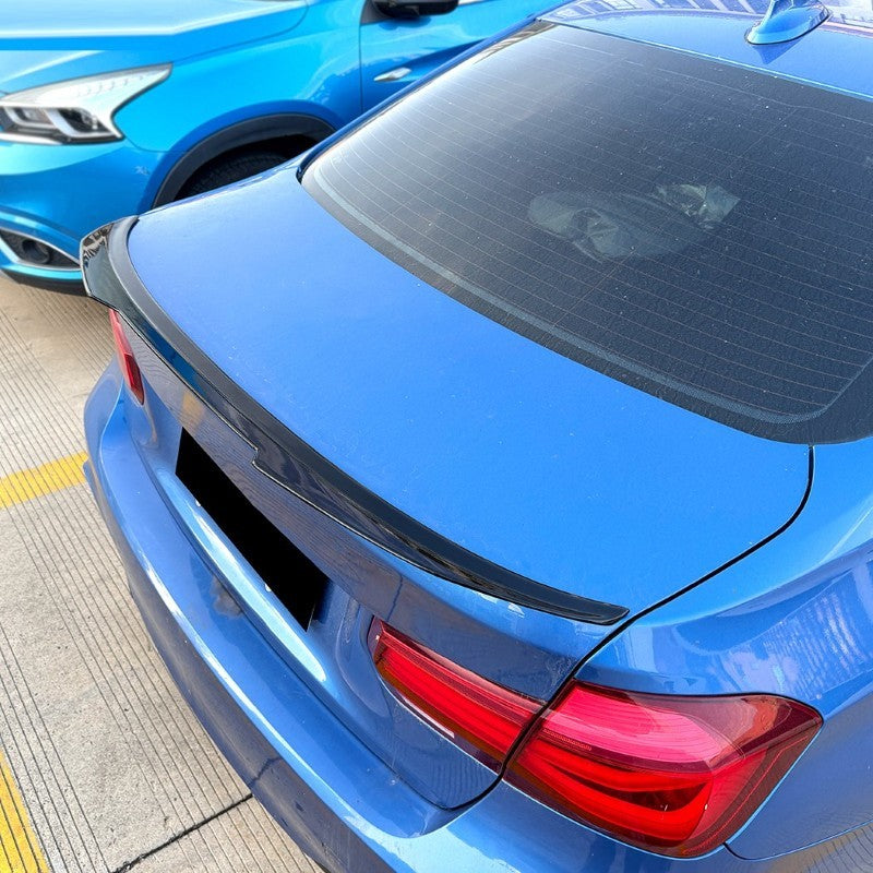 Car Craft Compatible With Bmw 3 Series F30 F80 2012-2018 M3 M4 Rear Trunk Wing Boot Roof Lip Spoiler M3 Style Zst-1467 Cf Carbon Fiber Look - CAR CRAFT INDIA
