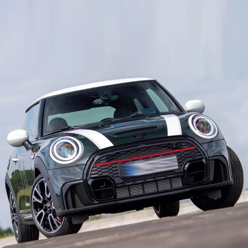 Car Craft Compatible With Bmw Mini Cooper F55 2021-2025 Upgrade Convert To Jcw Bodykit Front Rear Bumper Side Skirts Splitter Lip Grill 4 Door Car Kt-mini-023 - CAR CRAFT INDIA