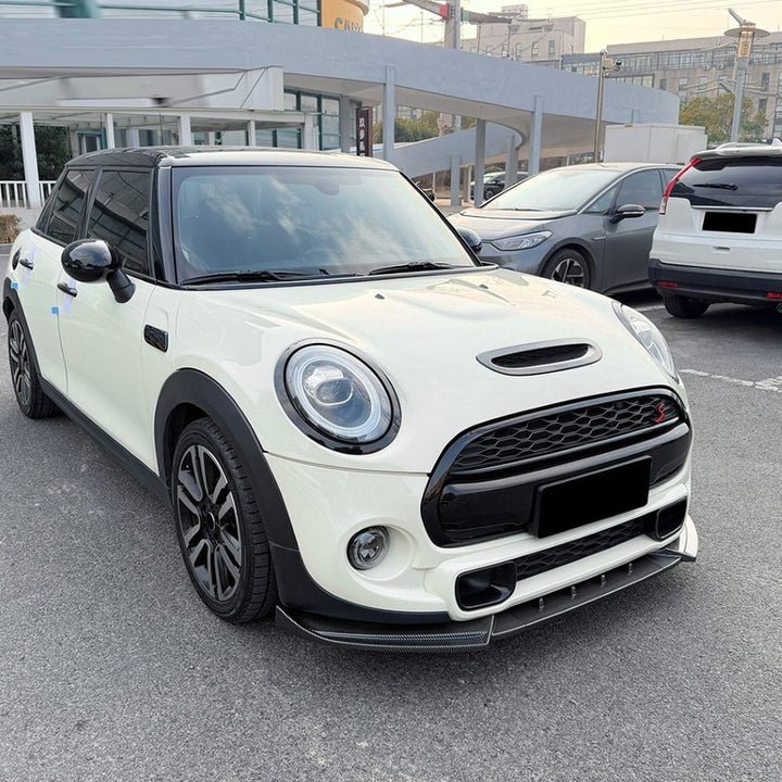 Car Craft Compatible With Mini Cooper F55 F56 F57 2014-2022 Front Bumper Lip Jcw Splitter Skirt Zst-1367 Gb Gloss Black Zst-1367 Gb Gloss Black