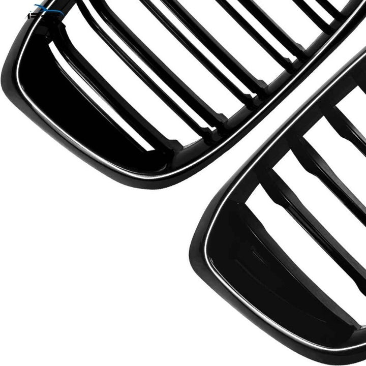 Car Craft Compatible With Bmw X3 G01 X4 G02 Pre-facelift 2018-2022 Front Bumper Illuminated Led Light Show Mesh Grill Single Line Bar Zst-1461 Single Led Glossy Black - CAR CRAFT INDIA