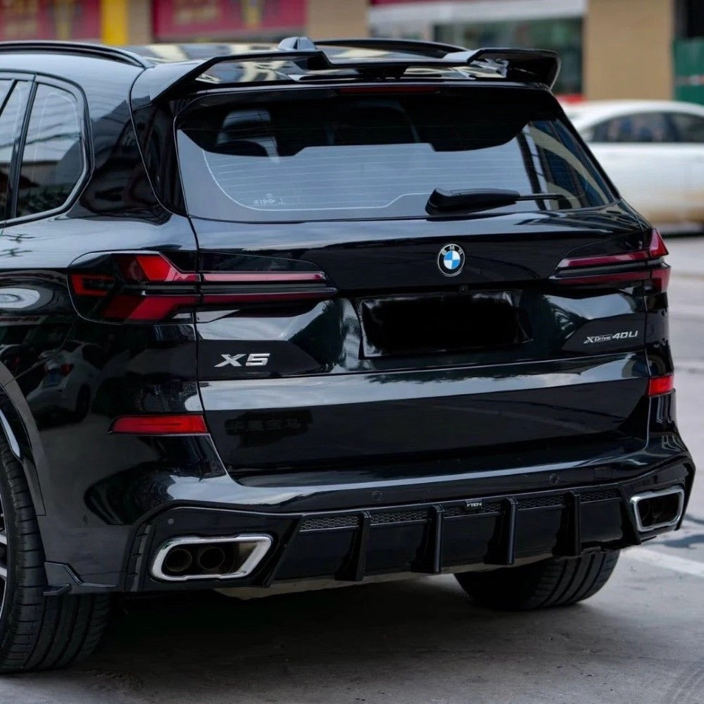 Car Craft Compatible With Bmw X5 G05 2023+ M Sport X5m Trunk Wing Boot Lip Roof Spoiler Trim Skirts V Ten Vten Style - CAR CRAFT INDIA