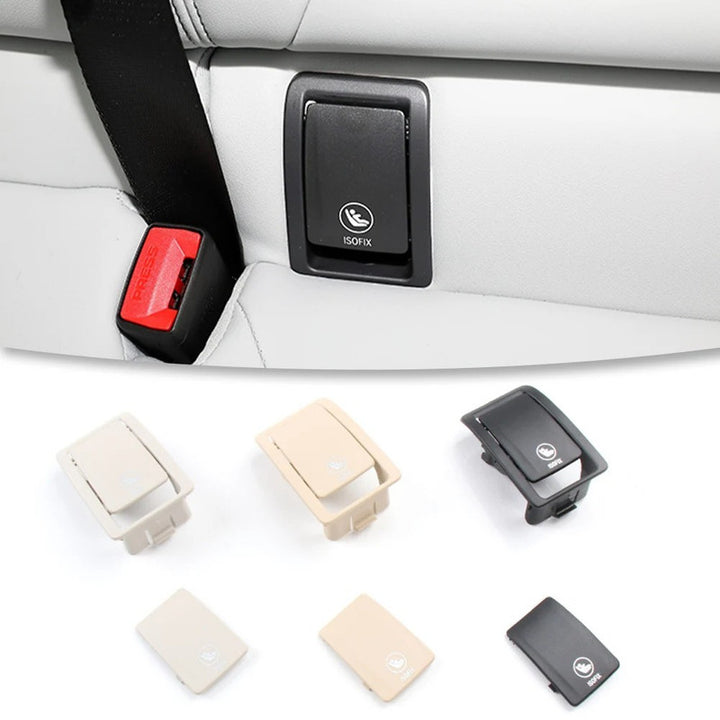 Car Craft Compatible With Bmw X6 G06 2019-2025 Rear Child Seat Anchor Safety Isofix Restraint Backseat Buckle Covers 52207939510-1 Beige CC-9024