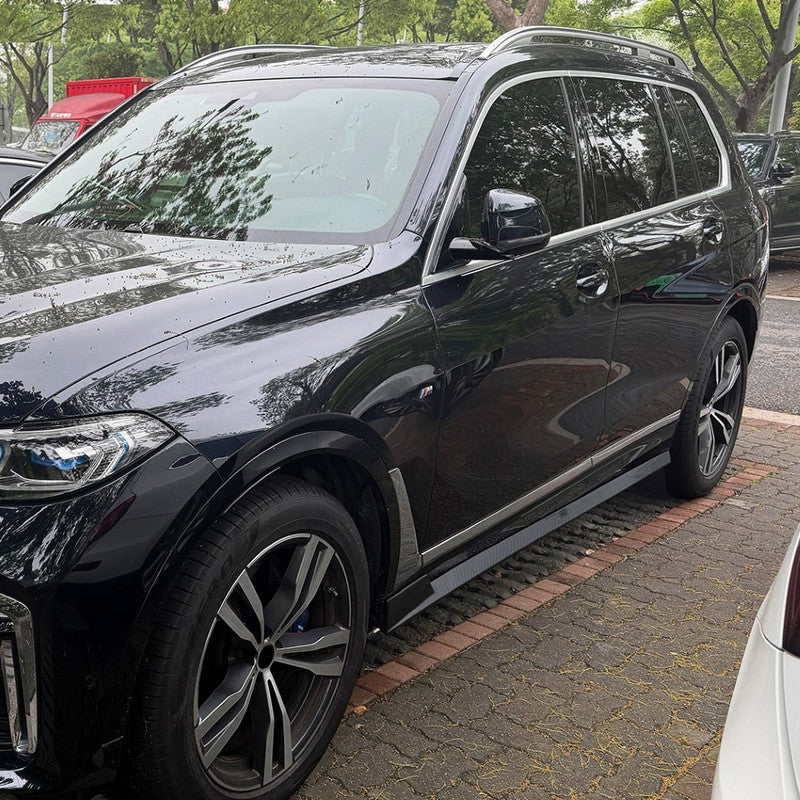 Car Craft Compatible With Bmw X7 G07 2019-2026 M Sport Side Skirt Splitter Trim Running Board Zst-1505 Gb Glossy Black