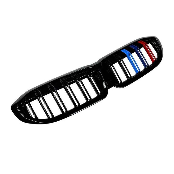Car Craft Compatible With Bmw 3 Series G20 G21 Pre-facelift 2019-2022 Front Bumper Show Gril Glossy Black Three Colour