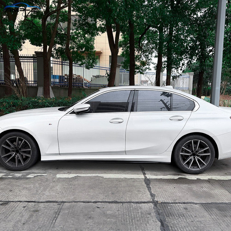 Car Craft Compatible With Bmw 3 Series G20 2019-2025 Side Skirt Splitter Trim Running Board Ac Style Swb Car Zst-1548 Glossy Black