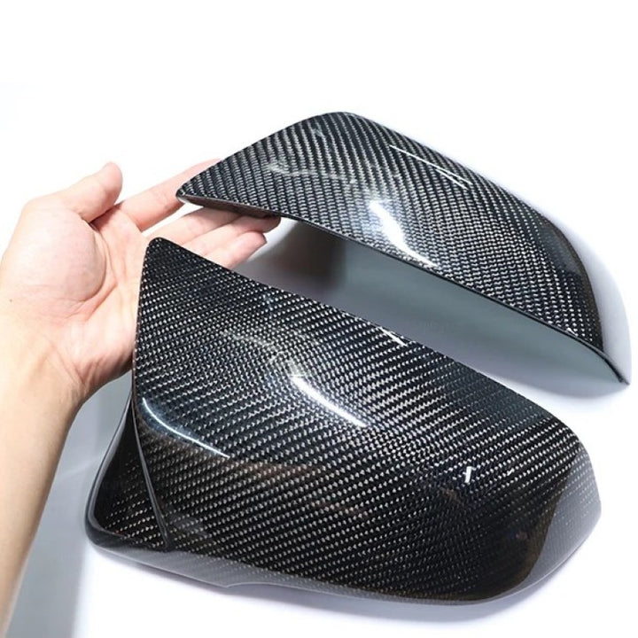 Car Craft Compatible With Bmw X1 F48 16-23 X2 F39 18-23 1 Series F40 17-23 2 Series F44 19-23 Z4 G29 19-25 Side Rear View Wing Mirror Cover Real Carbon Fiber - CAR CRAFT INDIA