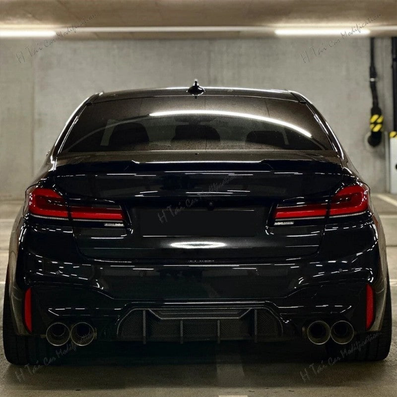 Car Craft Compatible With Bmw 5 Series G30 G38 2017-2024 Car Rear Upgraded Tail Light Lamp Xenon Taillight Retrofit Upgrade Modified Led Drl Hid Light Red - CAR CRAFT INDIA