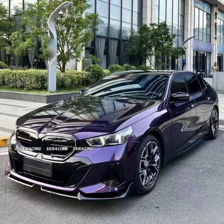 Cacar Craft Compatible With Bmw 5 Series G60 2024+ Aero Kit M Sports Mt Mp M5 Front Bumper Bodykit Front Rear Lip Splitter Skirts Mirror Cover Side Skirts Diffuser Spoiler Carbon Fiber Look Gc