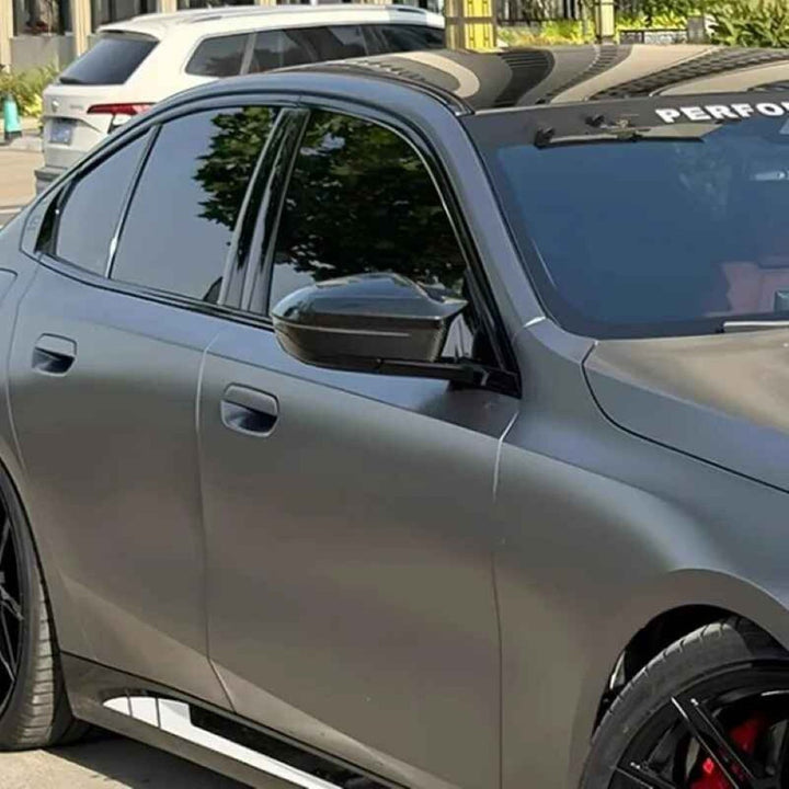 Car Craft Compatible With Bmw 5 Series I5 G60 G68 2024+ 7 Series G70 2024+ Side Rear View Horn Mirror Cover M5 Style Rhd Car Glossy Black G60/68-009/010 Gb Gc