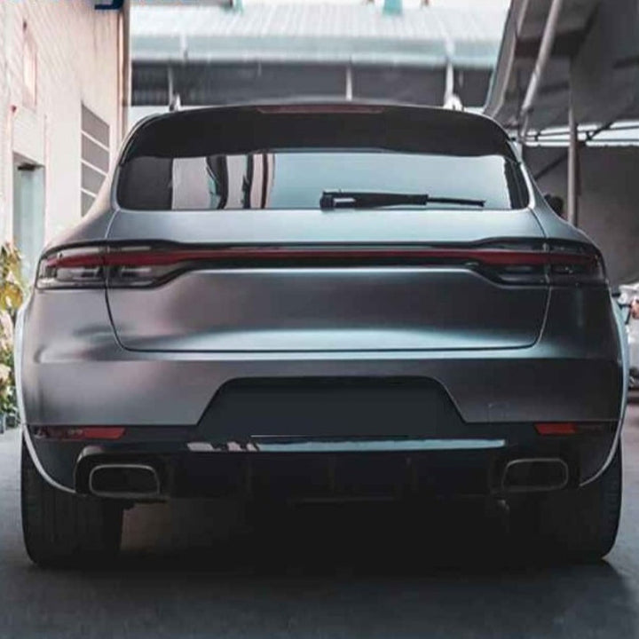 Car Craft Compatible With Porsche Macan 95b 95b.2 For 2018-2021 Upgrade Convert Bodykit Body Kit Front Rear Lip Bumper Skirt Trim Splitter Diffuser Exhaust Tip Pipe Tkt Style