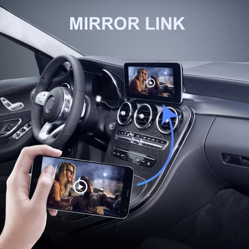 Car Craft Compatible With Mercedes Benz A B C E S G V Class Cla Gla Glc Gle Gls Upgrade To Wireless Apple Carplay Android Auto Adapter Carplay Box With Screeen Mirror Link Google Maps For Ntg 5.0 5.1 CC-9578