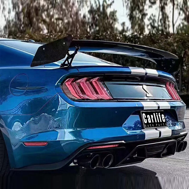 Car Craft Compatible With Ford Mustang 2015-2017 Upgrade Facelift Convert To Gt500 Bodykit Rear Bumper Diffuser After Rear Lip Gc Must-021