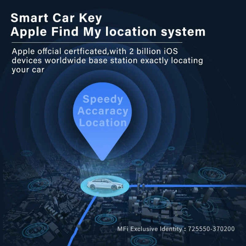 Car Craft Compatible With Sim-free Vehicle Gps Tracker Finder With 'find My' App For Location Navigation Smart Car Key And Obd No Monthly Fee Only For Iphone Ap100