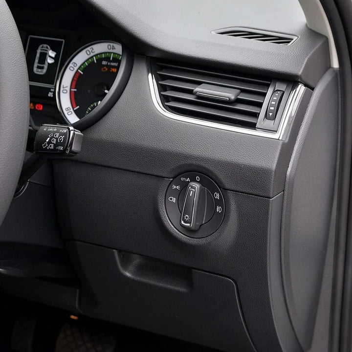 Car Craft Compatible With Skoda Octavia 3 A7 5e Mk3 2014-2021 Car Ac Air Vent Grille Slider Panel Cover 5e0819702-c Right