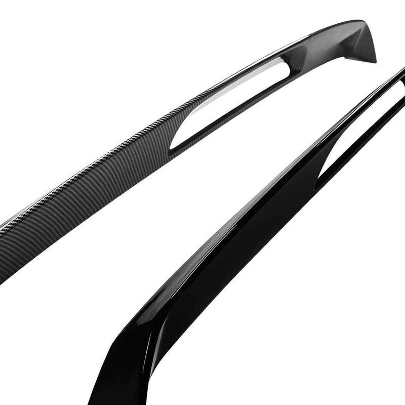 Car Craft Compatible With Vw Volkswagen Polo 2010-2025 Trunk Wing Lip Boot Rear Roof Spoiler Zst-1027 Cf Carbon Fiber Look - CAR CRAFT INDIA