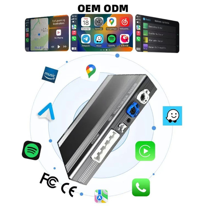 Car Craft Compatible With Porsche Boxster 2010-2015 Cayenne 2010-2016 Panamera 2010-2016 Upgrade To Wireless Apple Carplay Android Auto Adapter Carplay Car Play Box Player With Screeen Mirror Link Google Maps Aux Cdr 3.1