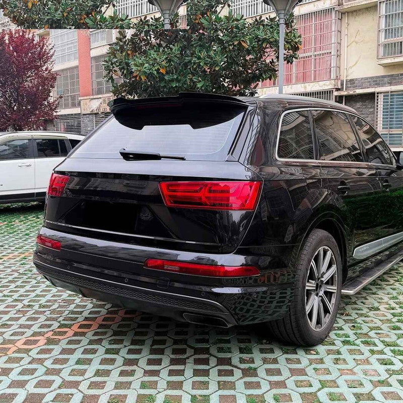 Car Craft Compatible With Audi Q7 Rsa7 Mk2 2016-2021 Rear Trunk Wing Boot Lip Roof Spoiler Zst-1501 Gb Glossy Black