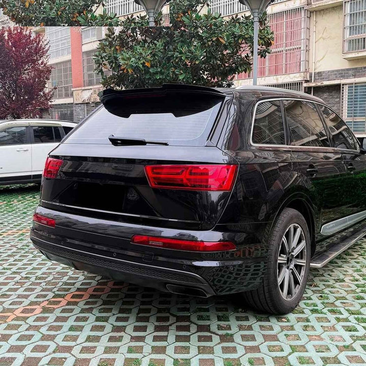Car Craft Compatible With Audi Q7 Rsa7 Mk2 2016-2021 Rear Trunk Wing Boot Lip Roof Spoiler Zst-1501 Gb Glossy Black
