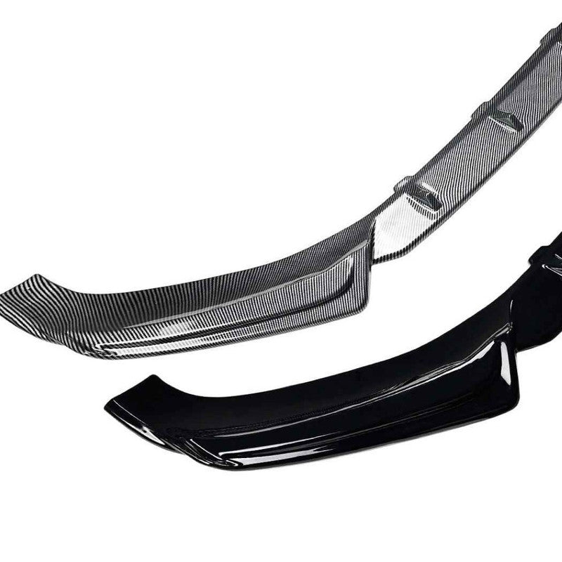 Car Craft Compatible With Audi Q5 Sq5 Fy Facelift Sline 2020-2024 Sline Bumper Front Lip Splitter Skirt Trim Zst-1267 Cf Carbon Fiber Look