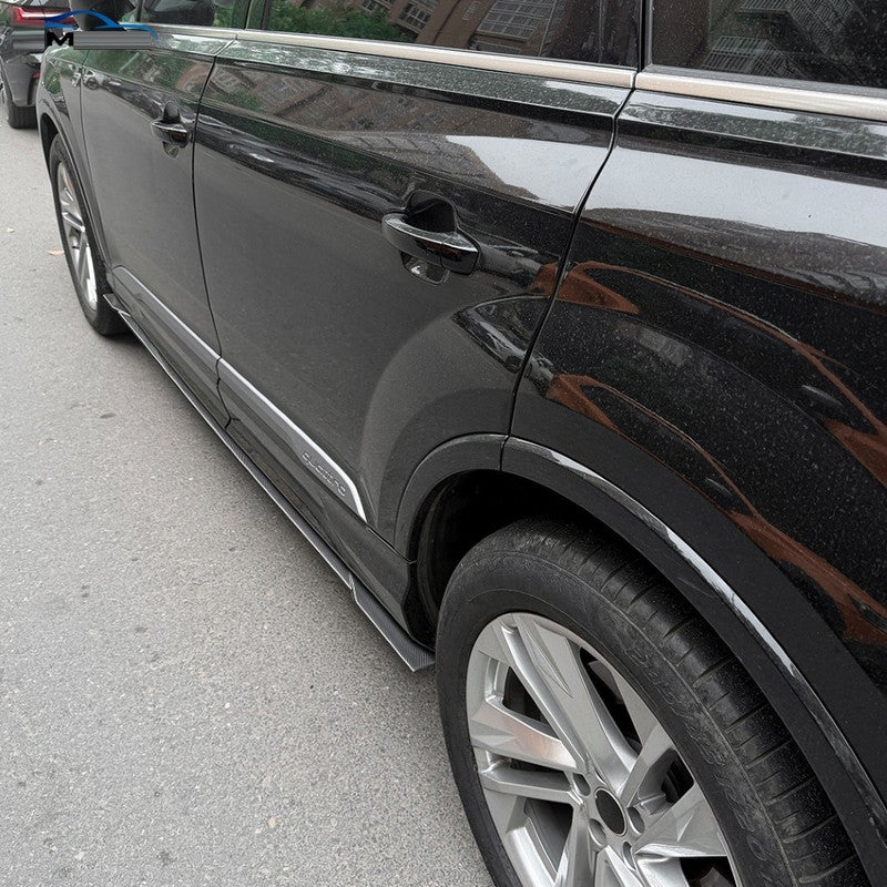 Car Craft Compatible With Audi Q7 Sq7 Mk2.5 2020+ Side Skirt Splitter Trim Running Board Zst-1559 Gb Glossy Black