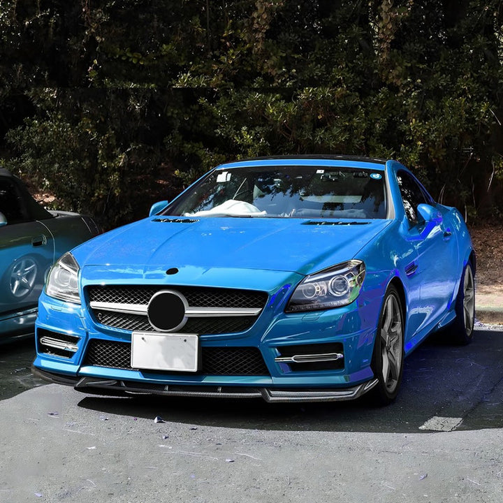 Car Craft Compatible With Mercedes Benz Slk W172 R172 Pre-facelift 2011-2015  Front Bumper Lip  Splitter Skirt Trim Zst-1352 Gb Glossy Black CC-10942