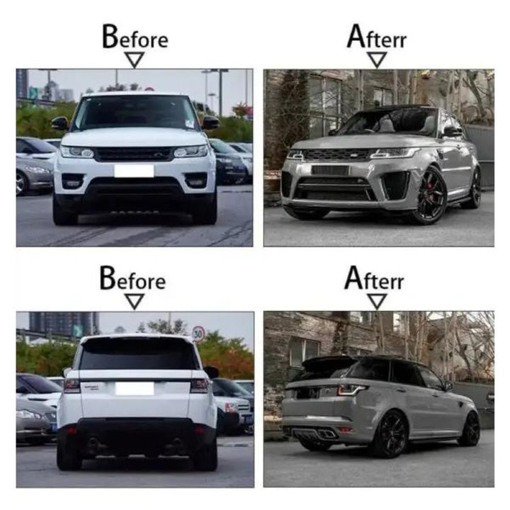 Car Craft Compatible With Range Land Rover Sport L494 2014-2017 Upgrade Facelift Convert To 2018-2022 Svr Style Bodykit Bumper Headlight Taillight - CAR CRAFT INDIA