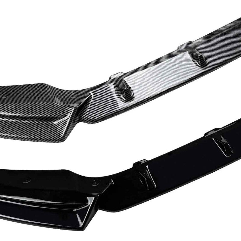 Car Craft Compatible With Volkswagen Vw T-roc Troc 2018-2022 Front Bumper Lip Splitter Skirts Zst-1523 Cf Carbon Fiber Look CC-10008 - CAR CRAFT INDIA