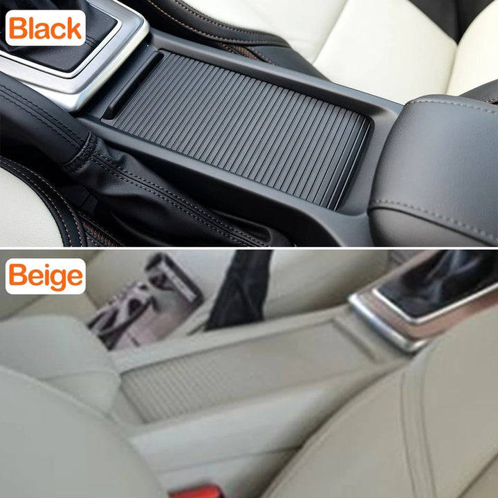 Car Craft Compatible With Volvo V40 2013-2019 Car Interior Central Cup Drink Holder Slide Roller Blind Cover 31307646-2 Biege - CAR CRAFT INDIA