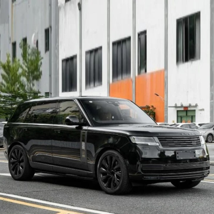 Car Craft Compatible With Land Range Rover Rr Vogue L460 2023-2025 Upgrade Facelift Conver To 2023 Sva Bodykit Front Bumper Mesh Side Vent Splitter Skirts Grill Black - CAR CRAFT INDIA