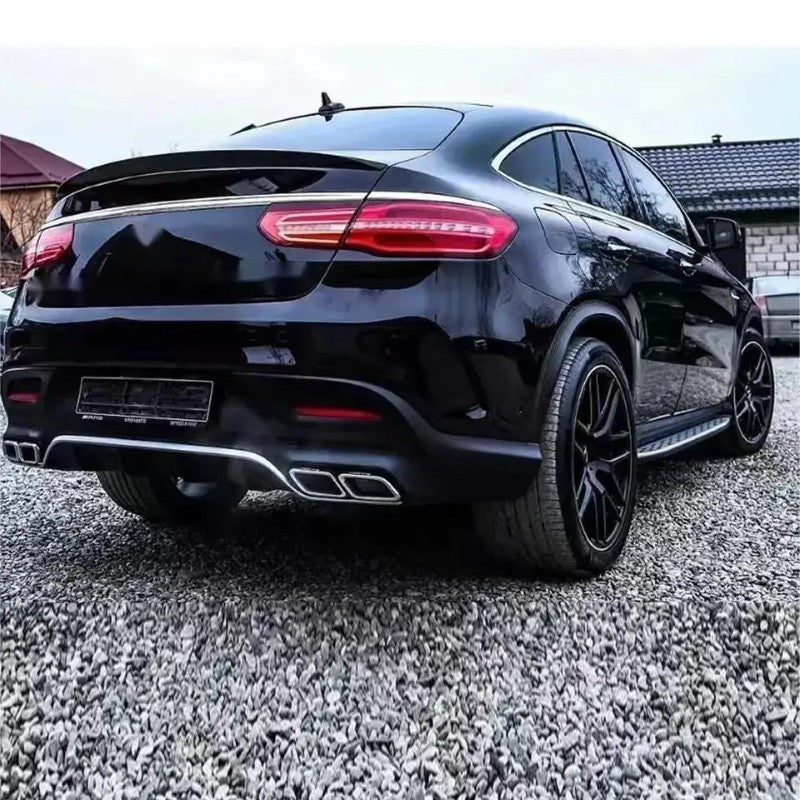 Car Craft Compatible With Mercedes Benz Gle Coupe W166 X166 X292 2015-2019 Amg 63 Coupe Rear Bumper Lip Diffuser Skirts Splitter - CAR CRAFT INDIA