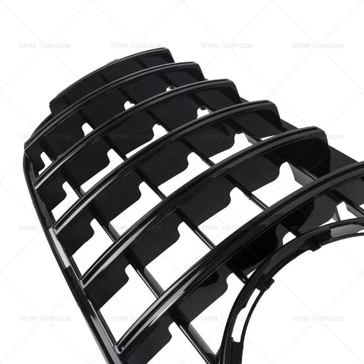 Car Craft Compatible With Mercedes Benz Gle W166 2016-2019 Upgrade Front Bumper Amg Show Grill Gtr Black Gc CC-9603