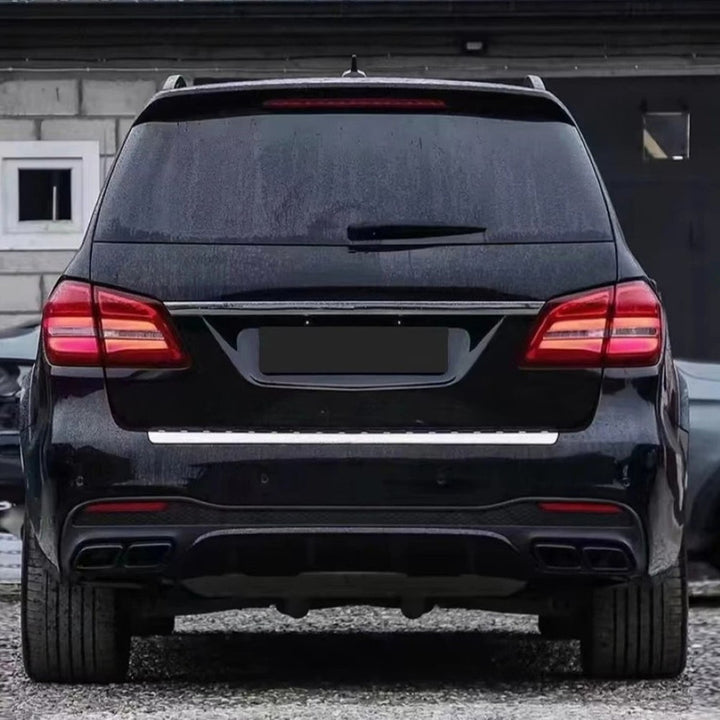 Car Craft Compatible With Mercedes Benz Gls W166 X166 2016-2019 Front Rear Bumper Upgrade Convert To Amg Gls63 Amg Bumper Bodykit X166-008