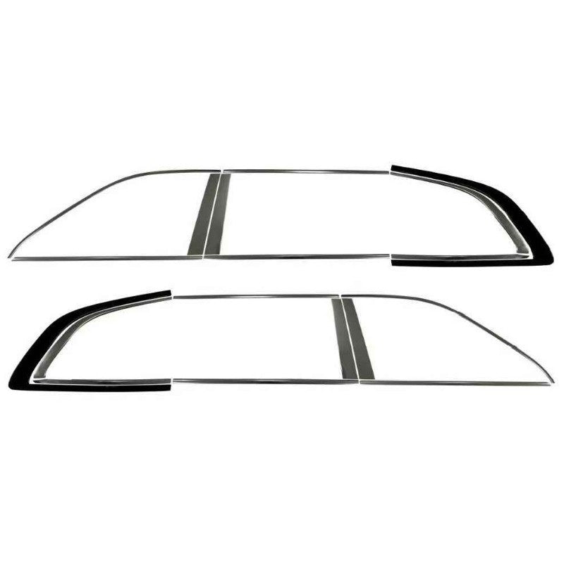 Car Craft Compatible With Mercedes Benz Gl Gls W166 X166 2012-2019 Side Window Door Piller Chrome Strip Garnish Trim - CAR CRAFT INDIA