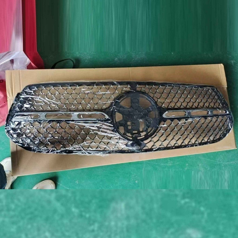 Car Craft Compatible With Mercedes Benz Gle W167 X167 Coupe Lci 2023+ Front Amg Bumper Show Grill Black