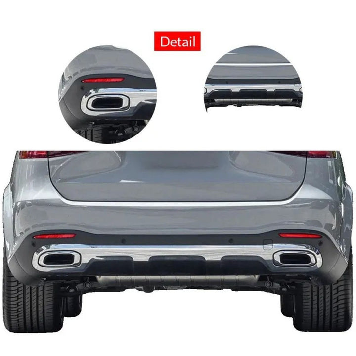 Car Craft Compatible With Mercedes Benz Gls Class W167 X167 2019-2026 Upgrade Facelift Convert To Amg53 Amg Bodykit Front Rear Bumper Grill Wheel Arch Diffuser Tips Skirt Splitter Gls53 Amg53