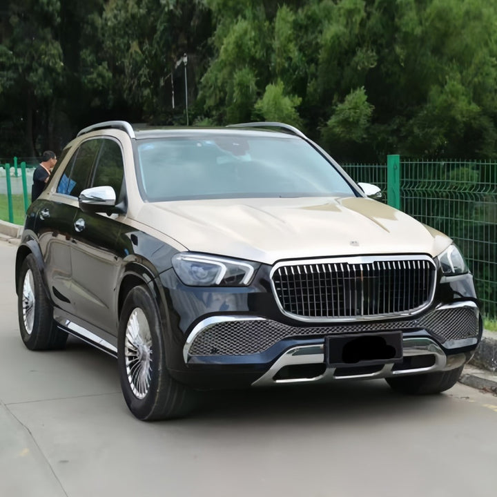 Car Craft Compatible With Mercedes Benz Gle W167 C167 Coupe 2019-2024 Upgrade Convert To Gle Maybach Front Bumper Bodykit Grill Trim Skirt Gc W167/c167-020