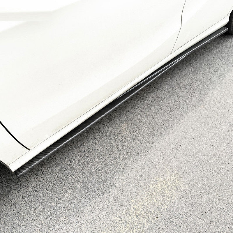 Car Craft Compatible With Mercedes Benz A Class W176 Cla W117 C117 2013-2018 Side Skirt Splitter Trim Running Board Zst-1553 Cf Carbon Fiber Look
