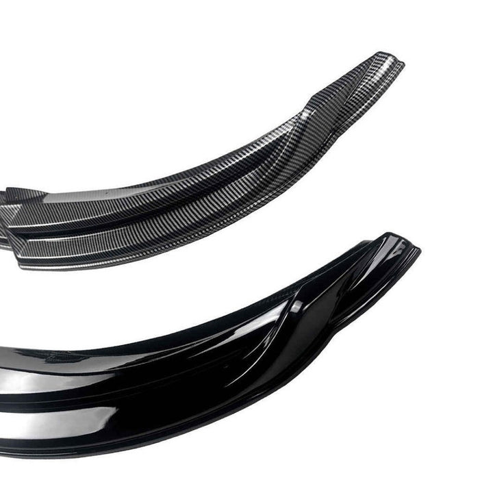 Car Craft Compatible With Mercedes Benz C Class W204 2007-2010 Standard Front Bumper Lip Splitter Skirts Zst-1104 Cf Carbon Fiber Look - CAR CRAFT INDIA
