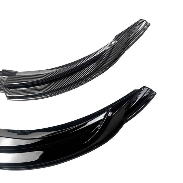 Car Craft Compatible With Mercedes Benz C Class W204 2007-2010 Standard Front Bumper Lip Splitter Skirts Zst-1104 Gb Glossy Black - CAR CRAFT INDIA