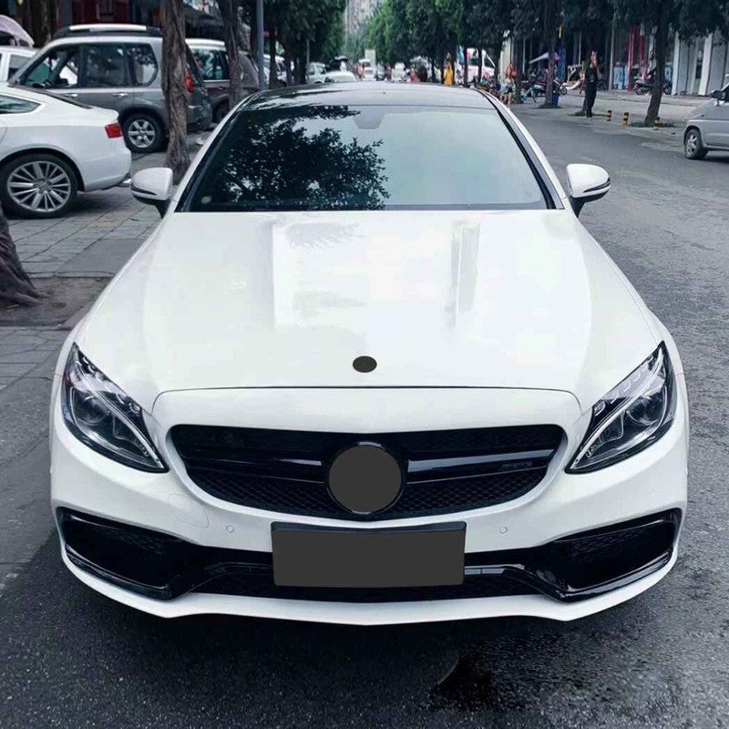 Car Craft Compatible With Mercedes Benz C Class W205 C205 Coupe 2015-2021 Front Bonnet Engine Hood Amg C63 Aluminum Gc W205/c205-034