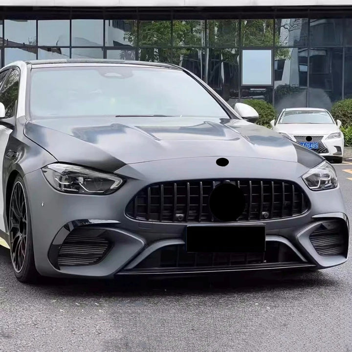 Car Craft Compatible With Mercedes Benz C Class W206 2022-2025 Front Bonnet Engine Hood Amg C63 Aluminum Gc W206-009