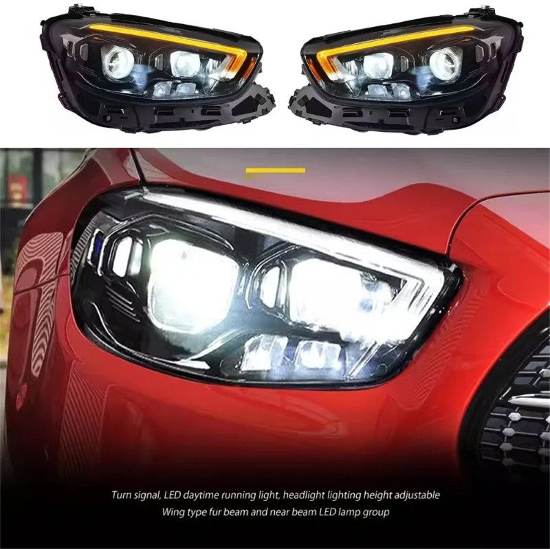 Car Craft Compatible With Mercedes Benz E Class W213 2021-2024 Car Front Upgraded Head Light Lamp Xenon Headlight Retrofit Upgrade Modified Led Drl Hid Light Shy - CAR CRAFT INDIA
