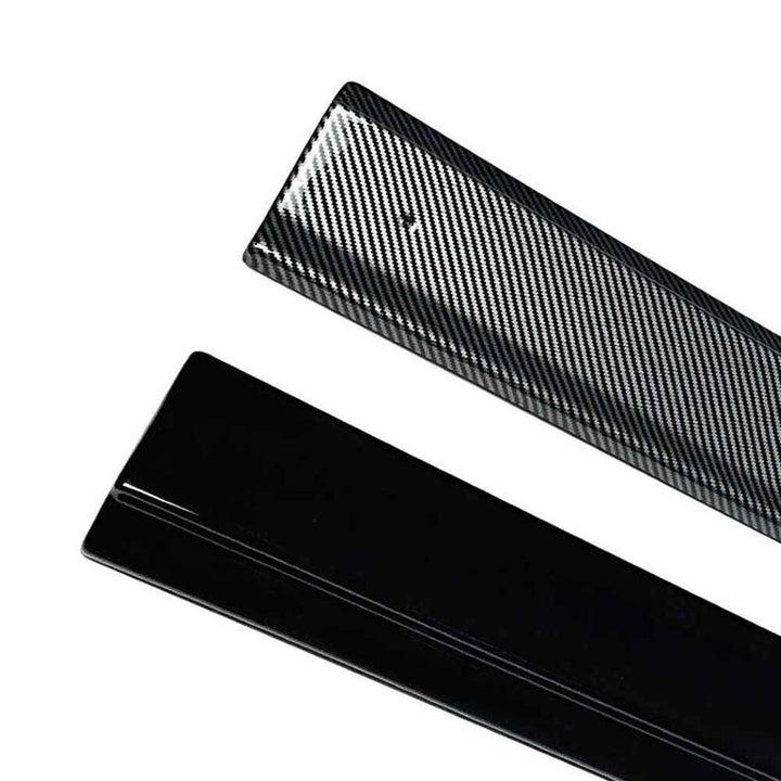 Car Craft Compatible With Mercedes Benz E Class W213 2016-2024 Amg Side Skirt Extension Splitter Running Board Trim Cover Zst-1053 Cf Carbon Fiber Look - CAR CRAFT INDIA