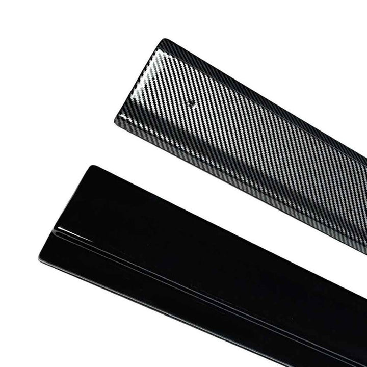 Car Craft Compatible With Mercedes Benz E Class W213 2016-2024 Amg Side Skirt Extension Splitter Running Board Trim Cover Zst-1053 Gb Glossy Black - CAR CRAFT INDIA